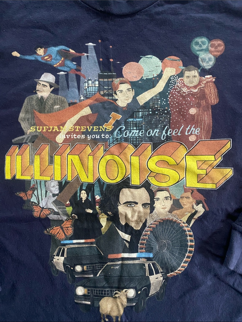 Sufjan Stevens Illinoise Long-Sleeve Tee - Navy - Picture 2 of 3